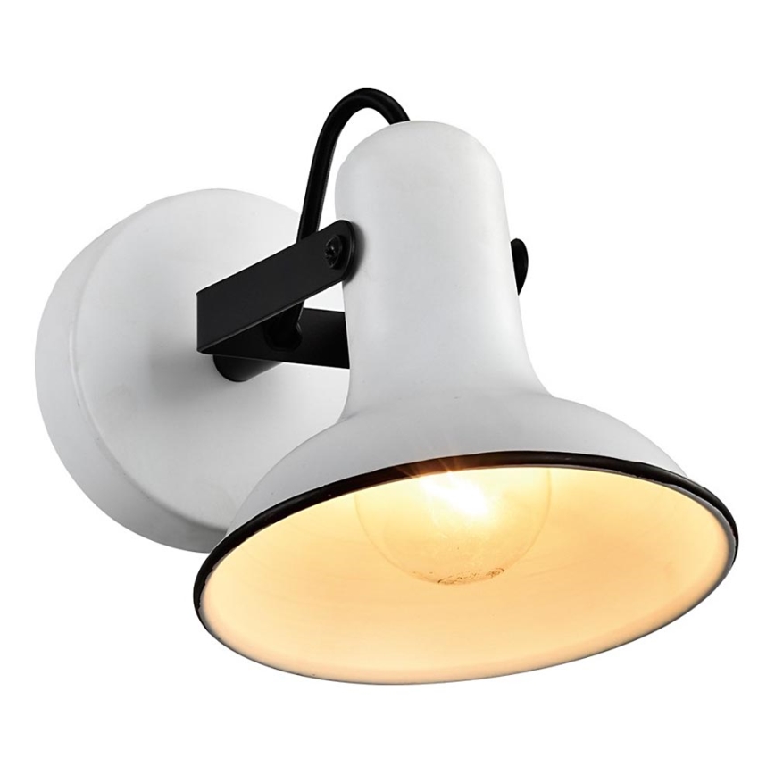 Prezent 75473 - Foco de pared ANDORA 1xE14/40W/230V blanco