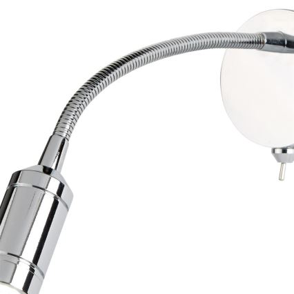 Proyector - Lámpara LED flexible pequeña ADJU LED/1W/230V cromo brillante
