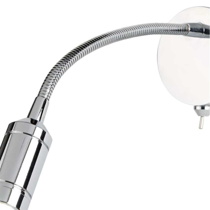 Proyector - Lámpara LED flexible pequeña ADJU LED/1W/230V cromo brillante
