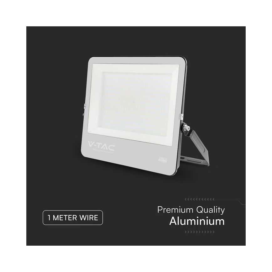 Proyector LED/300W/230V 4000K IP65 negro