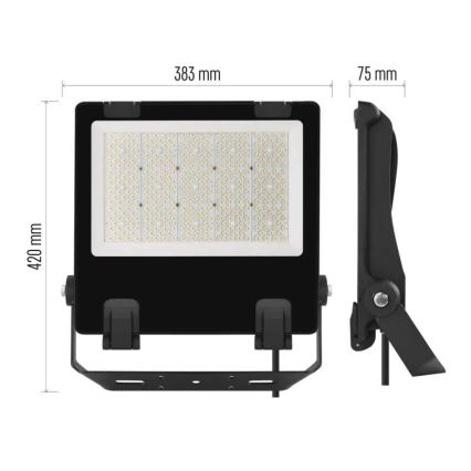 Proyector LED AVENO LED/200W/230V 4000K 32000 lm IP66 negro