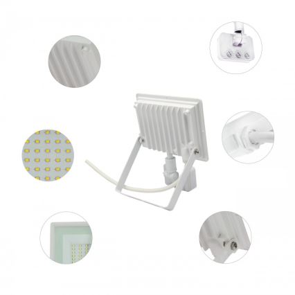 Proyector LED con sensor de movimiento NOCTIS LUX 3 LED/50W/230V 4000K IP44 blanco