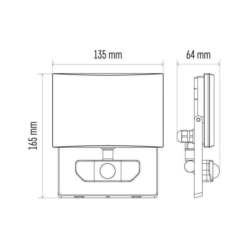 Proyector LED con sensor LED/20W/230V IP54