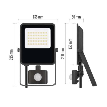 Proyector LED con sensor VISIO LED/30W/230V 4000K IP65