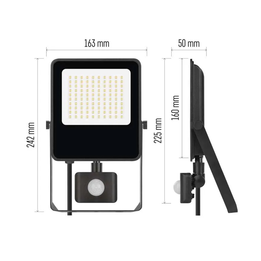 Proyector LED con sensor VISIO LED/50W/230V 4000K IP65