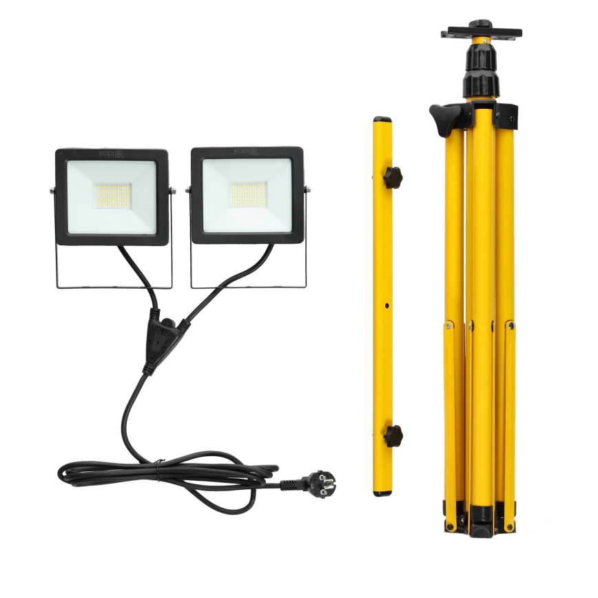 Proyector LED con soporte 2xLED/30W/230V IP65