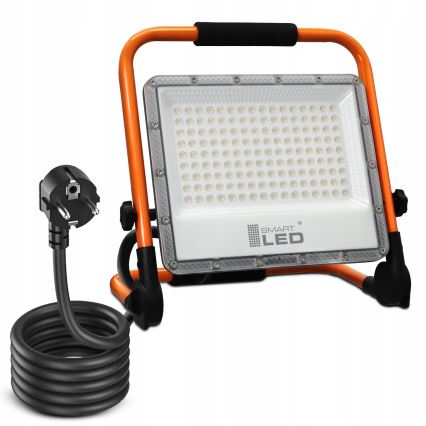 Proyector LED con soporte LED/100W/230V 4500K IP65 color naranja