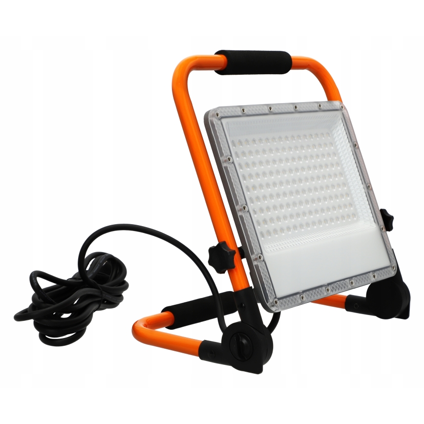 Proyector LED con soporte LED/100W/230V 4500K IP65 color naranja