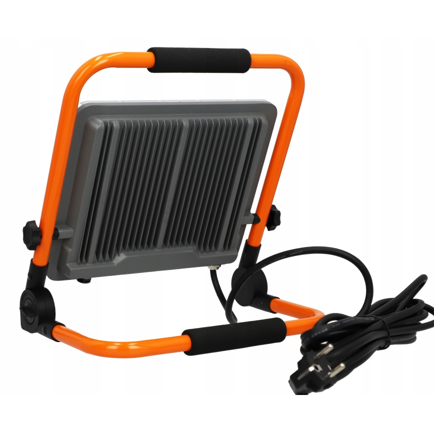 Proyector LED con soporte LED/100W/230V 4500K IP65 color naranja