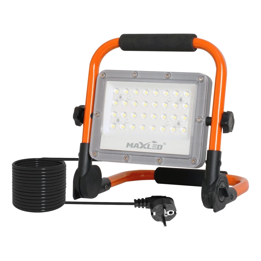Proyector LED con soporte LED/50W/230V 5000K IP65 naranja