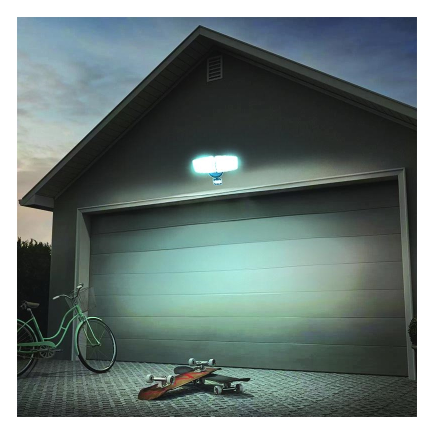 Proyector LED de exterior con sensor LED/24W/230V 3000/4000/6000K IP54 antracita