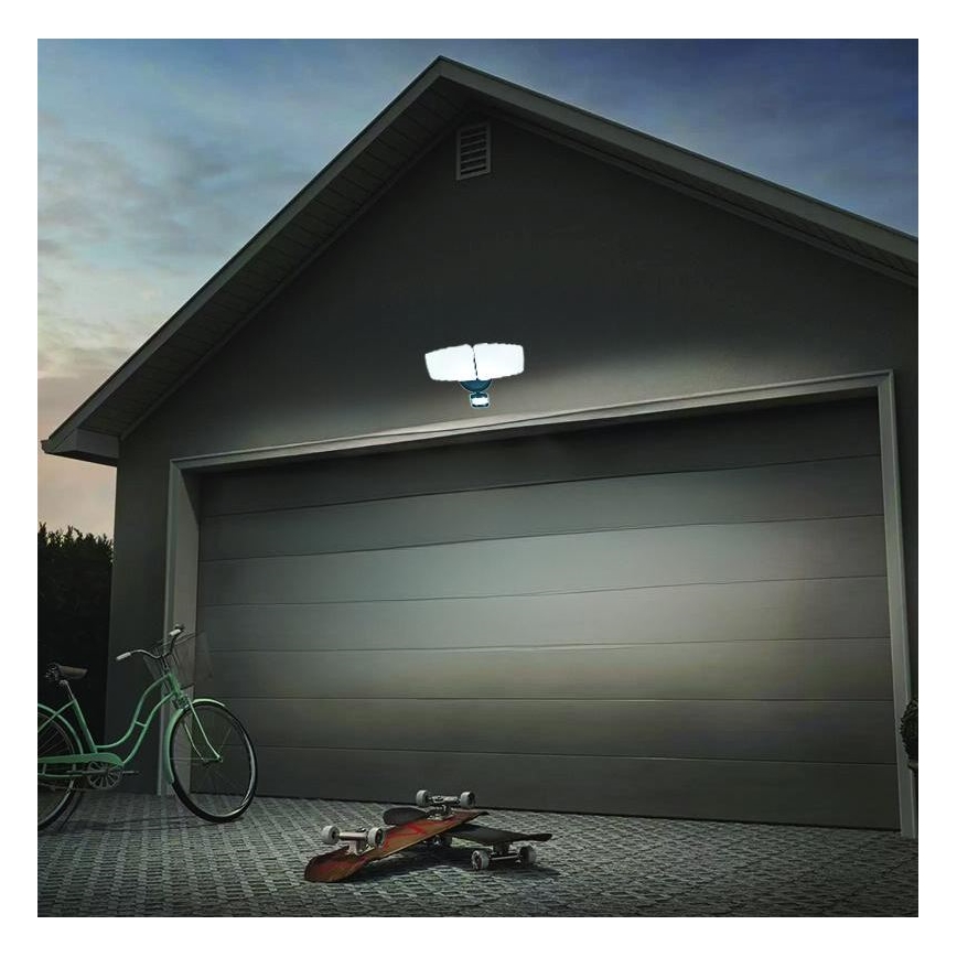 Proyector LED de exterior con sensor LED/24W/230V 3000/4000/6000K IP54 antracita