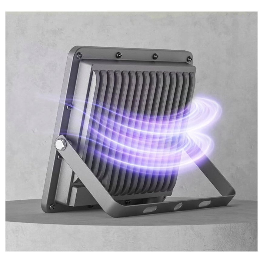 Proyector LED exterior LED/50W/230V 4500K IP65 gris