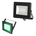 Proyector LED LED/20W/230V IP65 luz verde