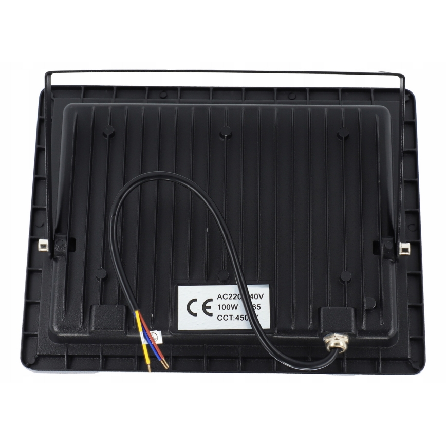 Proyector LED para exterior 100W/230V 4500K IP65, negro