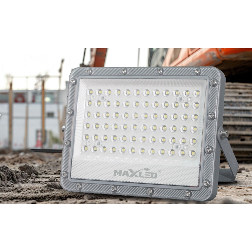 Proyector LED para exterior LED/100W/230V 5000K IP65 gris