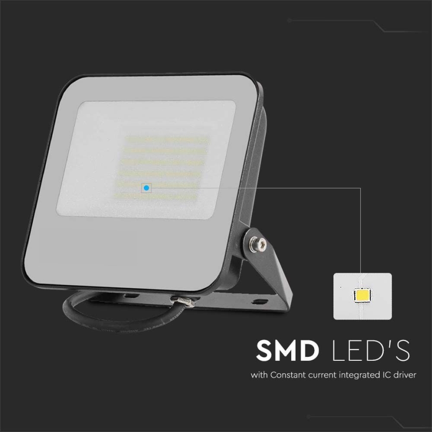 Proyector LED SAMSUNG CHIP LED/50W/230V 4000K IP65 negro