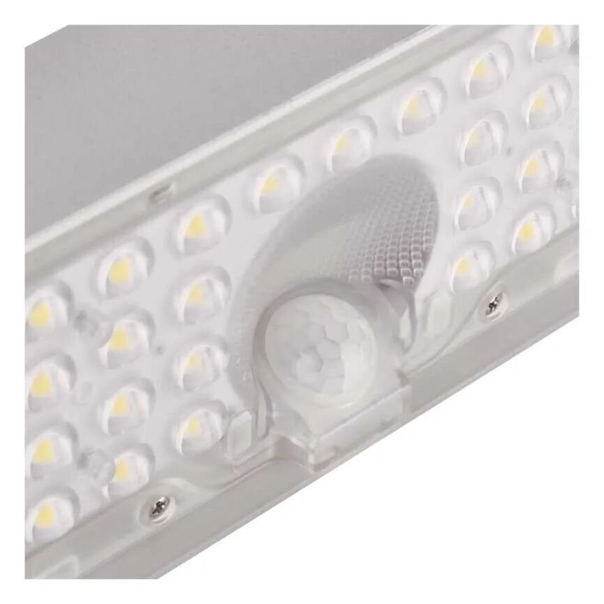 Proyector LED solar con sensor de movimiento LED/3,7V 3000mAh 4000K IP65 blanco