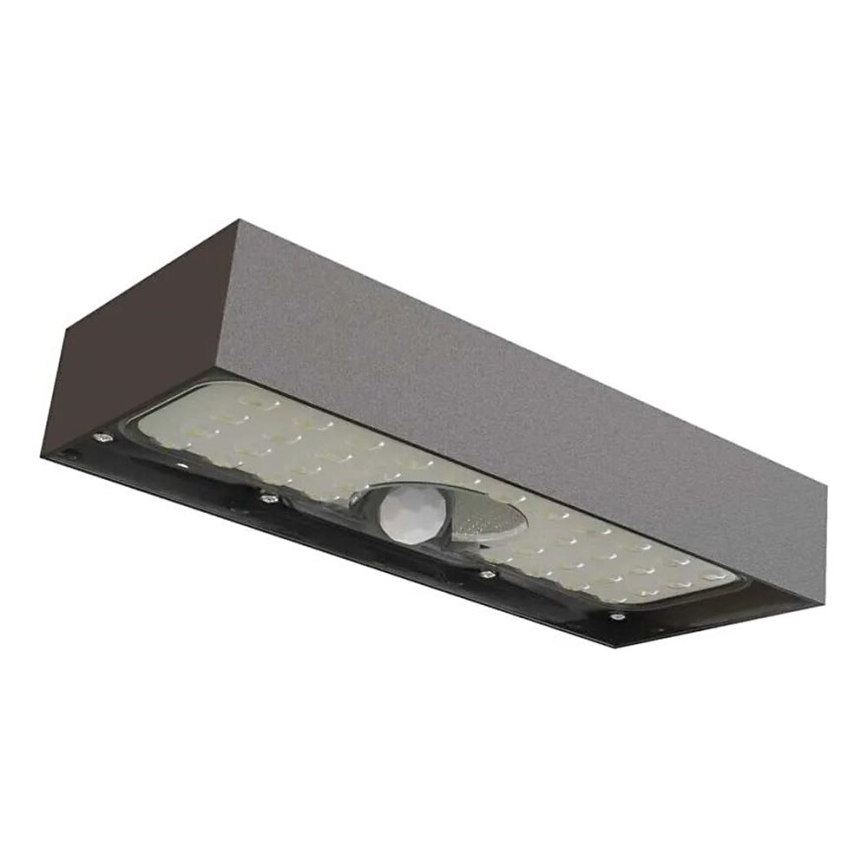 Proyector LED solar con sensor de movimiento LED/3,7V 3000mAh 4000K IP65 negro