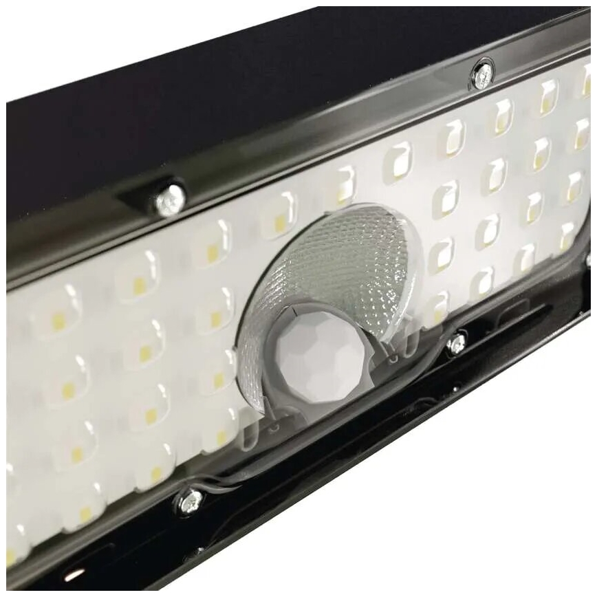 Proyector LED solar con sensor de movimiento LED/3,7V 3000mAh 4000K IP65 negro