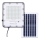 Proyector LED solar de exterior regulable LED/100W/3,2V 4500K IP65 negro + control remoto