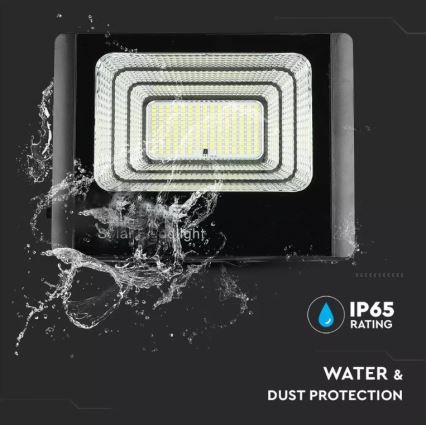Proyector LED solar regulable LED/20W/6,4V 4000K IP65 10000 mAh + control remoto