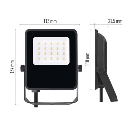 Proyector LED VISIO LED/10W/230V 4000K IP65