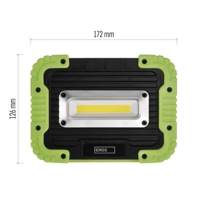 Proyector recargable LED COB LED/3,7V 3000 mAh IP44