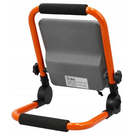 Proyector recargable LED con soporte LED/30W/3,2V 4500K 5000 mAh IP65 naranja