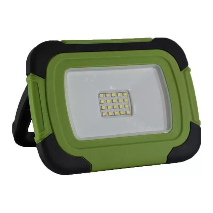 Proyector recargable LED SAMSUNG CHIP LED/10W/3,7V IP44 6400K 3600 mAh verde
