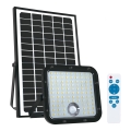 Proyector solar de exterior con sensor LED/30W/6,4V 4000K IP65 6000 mAh + control remoto