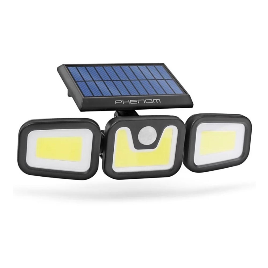 Proyector solar LED con sensor 3xLED/3,3W/5V IP65 2400 mAh