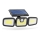 Proyector solar LED con sensor 3xLED/3,3W/5V IP65 2400 mAh