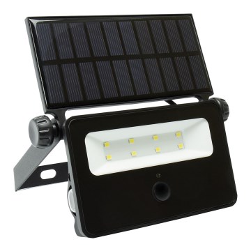 Proyector solar LED con sensor de movimiento y crepuscular NOCTIS LED/2W/1800 mAh 3,7V 6000K IP65