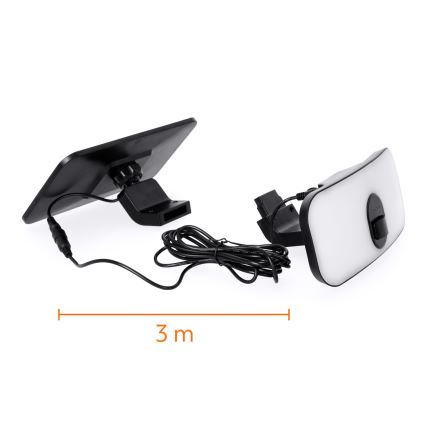 Proyector solar LED con sensor LED/13W/3,7V IP65 4000K 4000 mAh