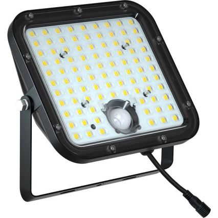 Proyector solar LED con sensor LED/30W/6,4V 6400K 6000 mAh + control remoto