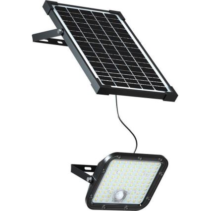 Proyector solar LED con sensor LED/30W/6,4V 6400K 6000 mAh + control remoto