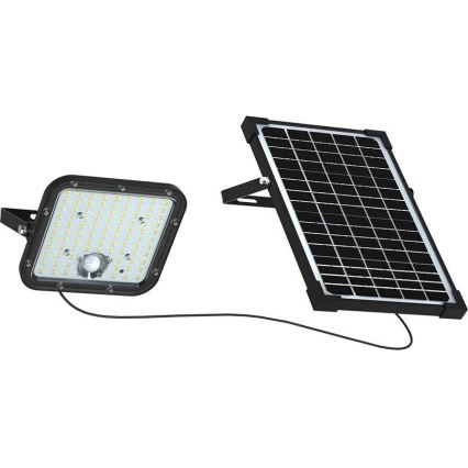 Proyector solar LED con sensor LED/30W/6,4V 6400K 6000 mAh + control remoto