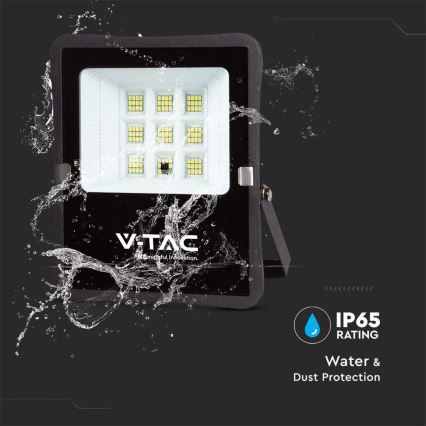 Proyector solar LED de exterior LED/6W/3,2V 4000K IP65 5000 mAh + mando a distancia