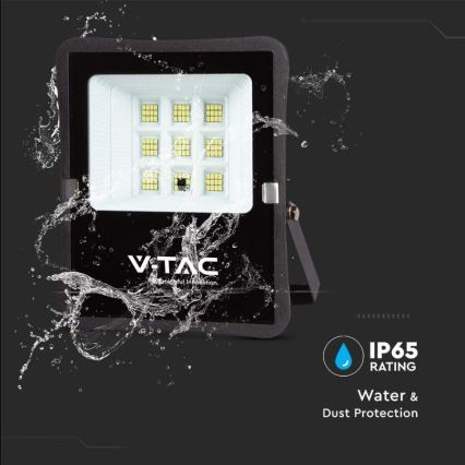 Proyector solar LED de exterior LED/6W/3,2V 6400K IP65 + mando a distancia
