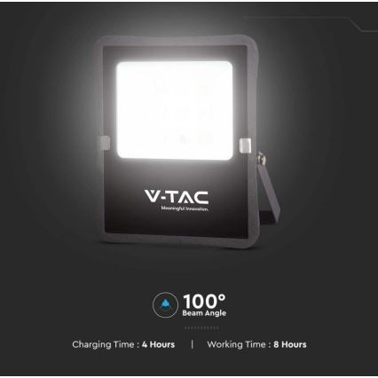 Proyector solar LED de exterior LED/6W/3,2V 6400K IP65 + mando a distancia