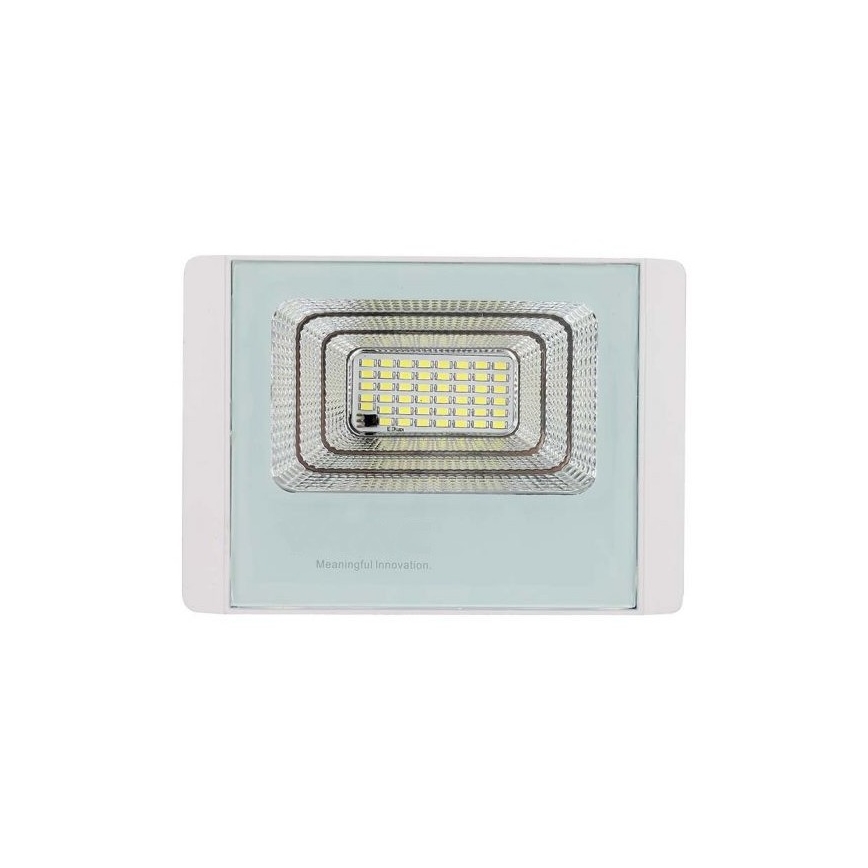 Proyector solar LED para exterior LED/12W/3,2V IP65 6400K + control remoto
