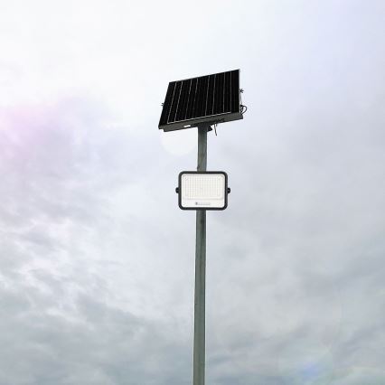 Reflector solar LED regulable LED/400W/3,2V 2000-8000K IP65 20000 mAh negro + mando a distancia