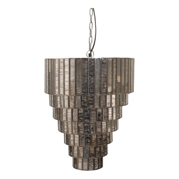 PTMD - Lámpara colgante con cadena CEYLIN 1xE27/40W/230V diámetro 40 cm