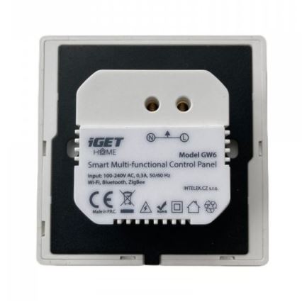 Puerta de enlace inteligente con pantalla táctil GW6 Wi-Fi Zigbee Bluetooth