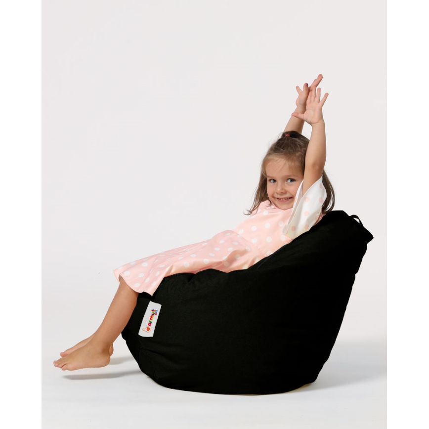 Puf 60x60 cm negro