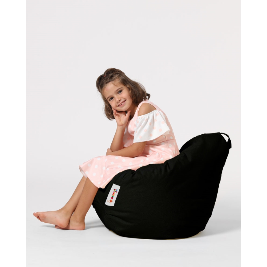 Puf 60x60 cm negro