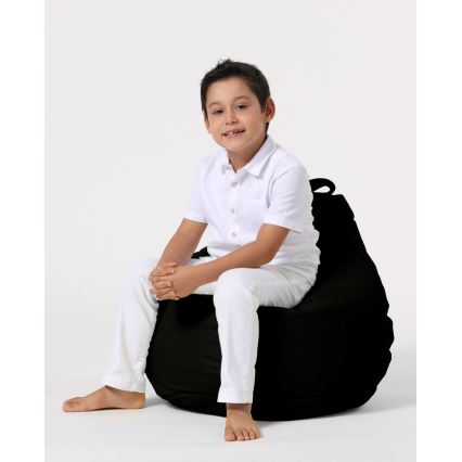 Puf 60x60 cm negro
