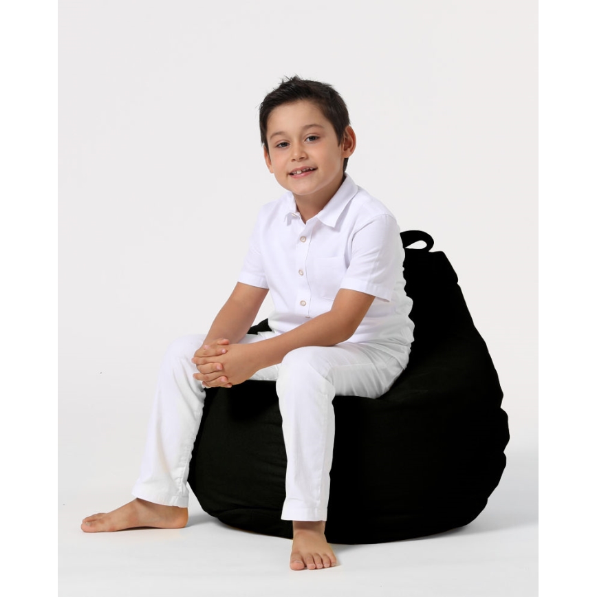 Puf 60x60 cm negro