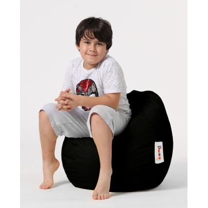 Puf 60x60 cm negro
